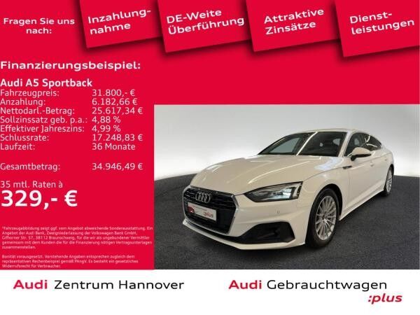 Audi A5 Sportback 40 TDI Kamera LED AHK Navi