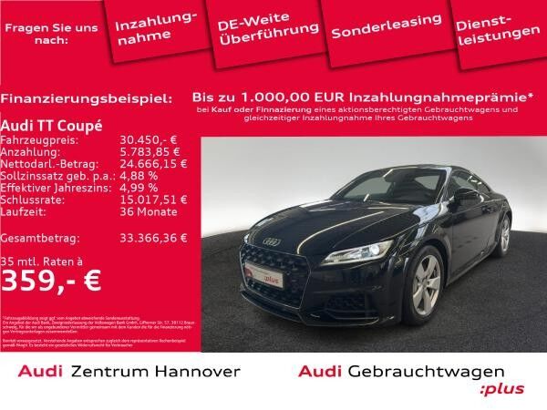 Audi TT Coupe 45 TFSI DAB virtual Xenon