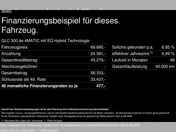 Mercedes-Benz GLC 300 de 4M AMG Digital-Light Pano AHK 360°-K.