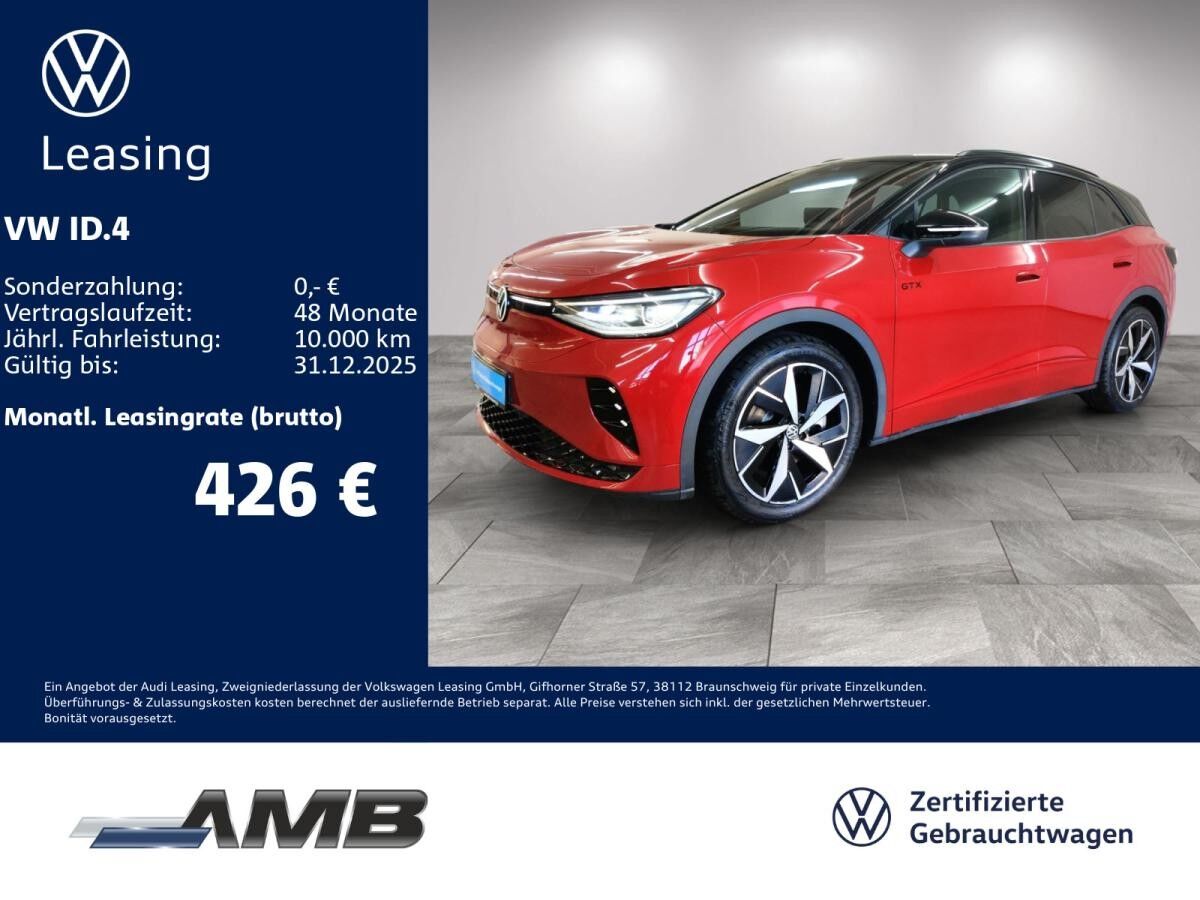 Volkswagen ID.4 GTX h/AHK/Matrix/Wärmepumpe/01.30Garantie