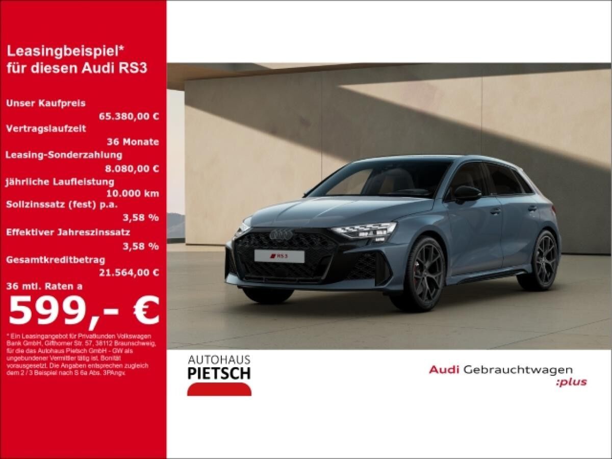 Audi RS3 Sportback 2.5 TFSI quattro Matrix Pano Sonos