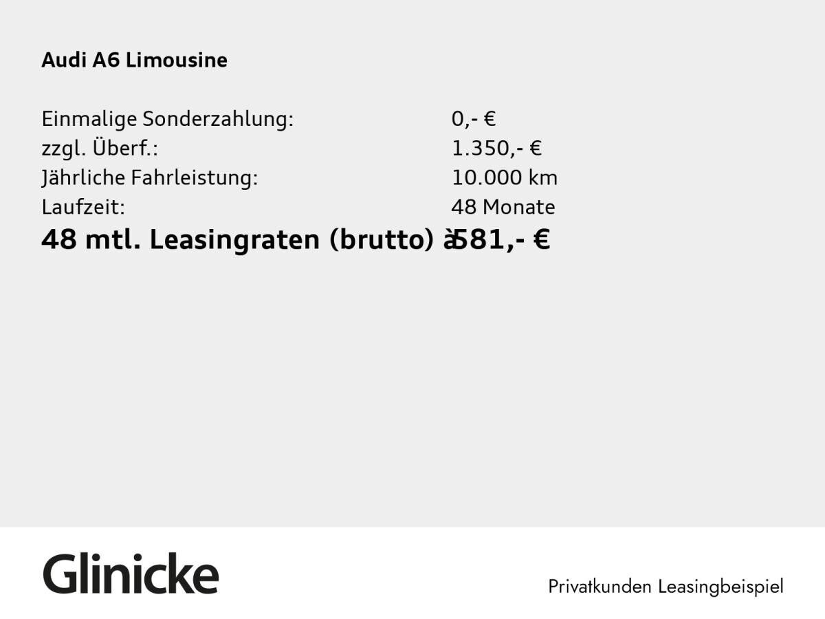 Audi A6 Limousine TFSI S tronic NEUBESTELLUNG