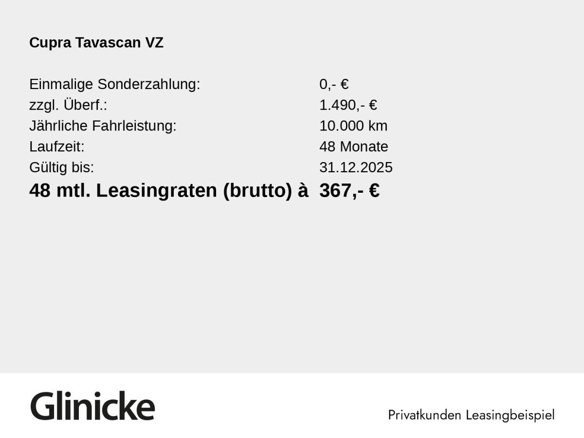 Cupra Tavascan Dual Engine VZ 4Drive RFK, FULL LINK, LED