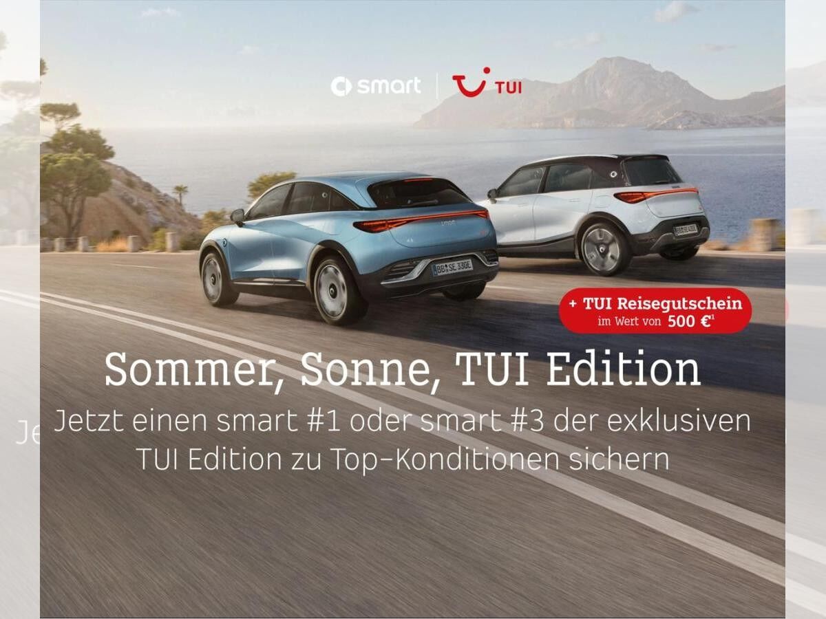 smart #3 Premium ✈️ TUI-Sonderedition inkl. 500€ Reisegutschein**❗️(Head-up/Soundsystem/Navi/Pano/LED+) smart #3 Premium ✈️ TUI-Sonderedition inkl. 500€ Reisegutschein**❗️(Head-up/Soundsystem/Navi/Pano/LED+)