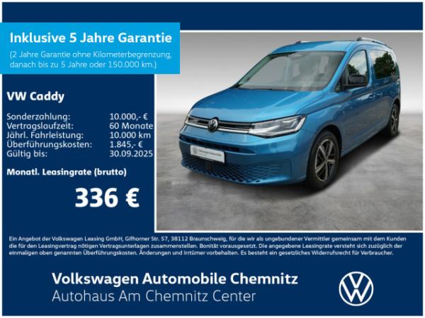 Volkswagen Caddy GOAL 5-Sitzer 2.0 l TDI DSG*17"*LED*