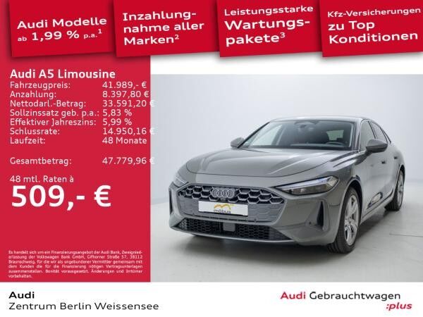 Audi A5 Limousine TFSI S-TRO*LED*NAV*RFK*LEDER