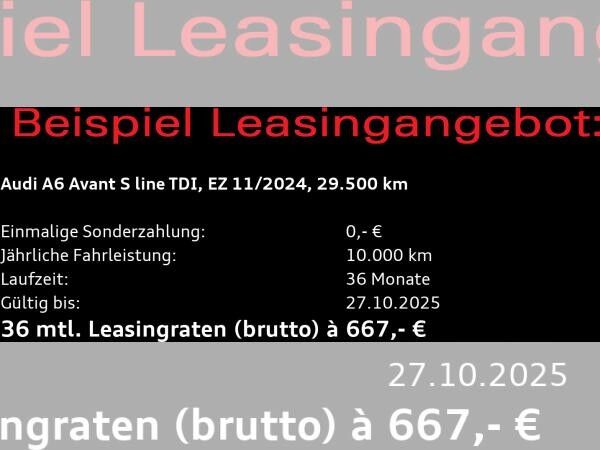 Audi A6 Avant S-Line 50TDI quattro/ Pano, Matrix, AHK
