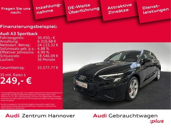 Audi A3 Sportback S line 45 TFSIe Kamera LED Navi ACC