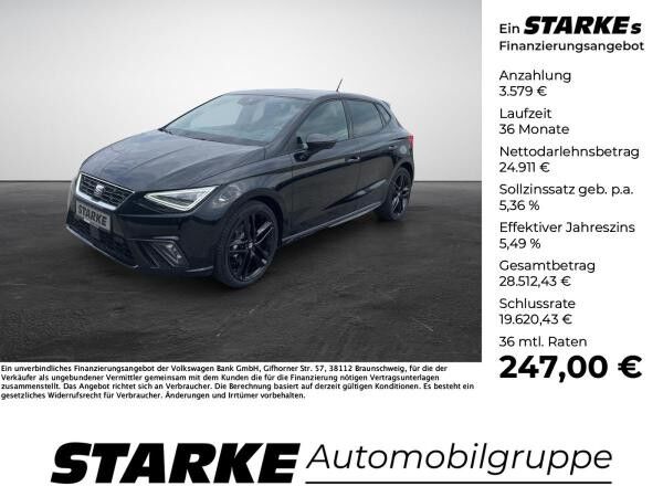 Seat Ibiza FR 1.0 TSI DSG Black Edition