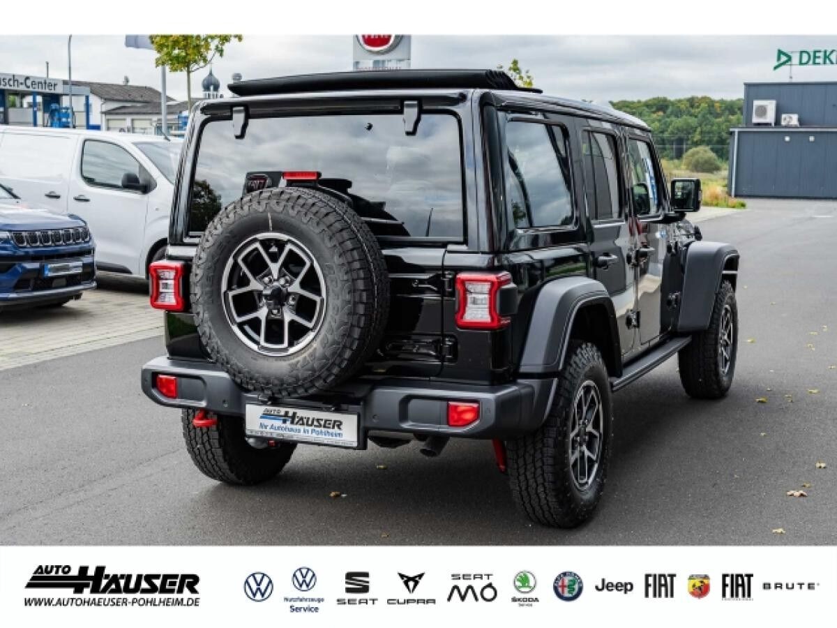 Jeep Wrangler MY24 Rubicon 2.0 T-GDI 4x4 SOFORT SKY-ONE ALPINE NAVI KAMERA LED APPLE ANDROID