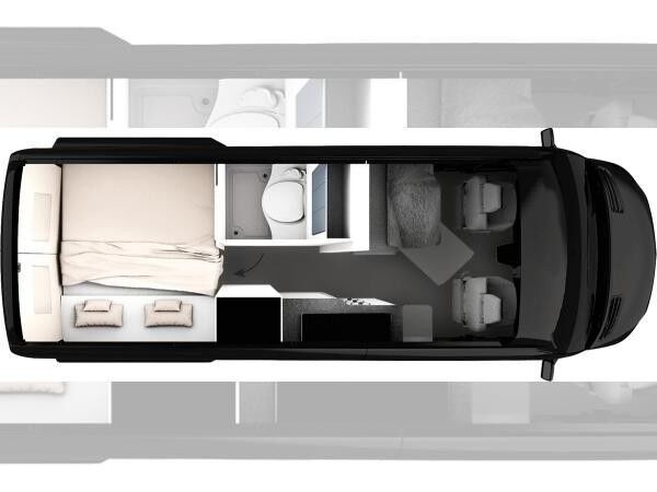 Mercedes-Benz Sprinter Frankia Yucon V-City 6.0 BD mit Aufstelldach