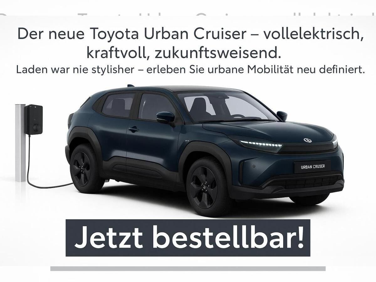 Toyota Urban Cruiser Teamplayer 61 kWh bis zu 581km Reichweite,