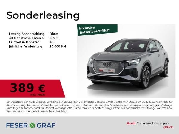 Audi Q4 e-tron 45 Navi/Kamera/ACC/Alu20/Kamera