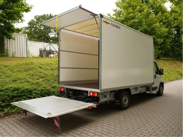Fiat Ducato 35 140 / Humbaur-Koffer mit Ladebordwand