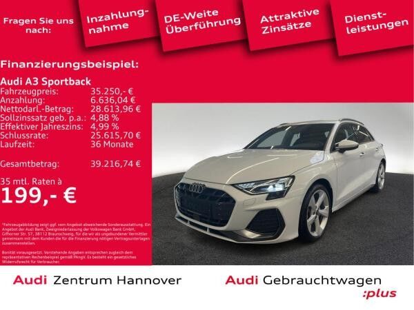Audi A3 Sportback 35 TFSI S line AHK SONOS Kamera Navi LED