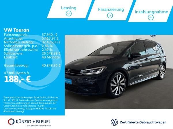 Volkswagen Touran R-Line 2,0 TDI DSG*NAV*STZHZG*AHK*ACC*KEYLESS*