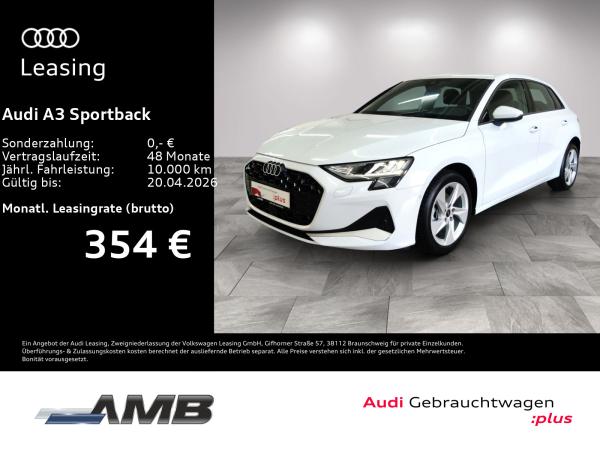 Audi A3 Sportback Advanced 30 TDI AHK/vC+/Nav+/01.30Garantie
