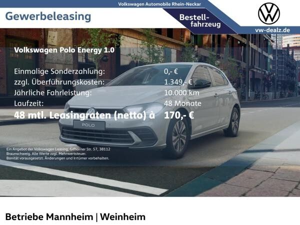 Volkswagen Polo ENERGY 1.0 LED App-Connect Klimatronic