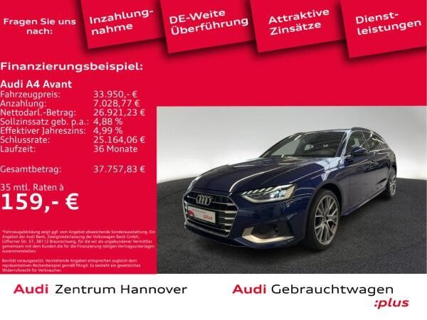 Audi A4 Avant 35 TFSI Advanced Pano Head-Up Matrix Kamera