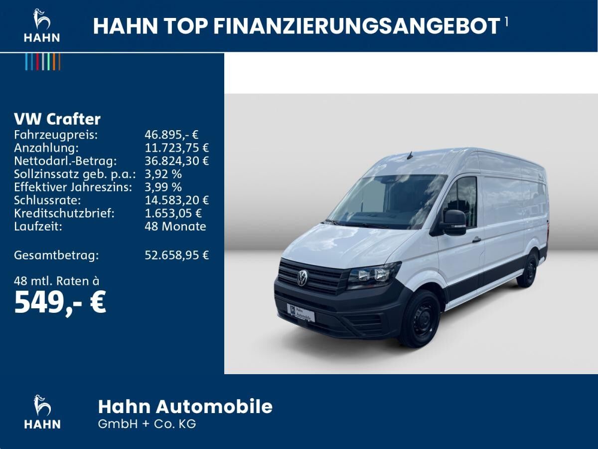 Volkswagen Crafter 35 Kasten MR HD 2,0TDI KAMERA KLIMA