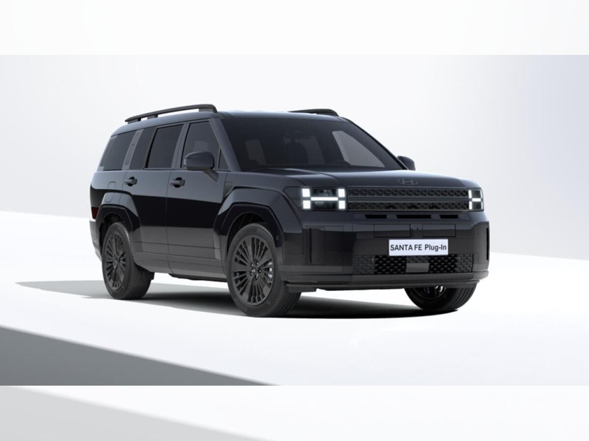 Hyundai SANTA FE 1.6 T-GDi ⚡PHEV⚡️ *BLACKLINE* ALLRAD+AHK MÖGLICH+VOLL-LEDER+5-SITZER🔥