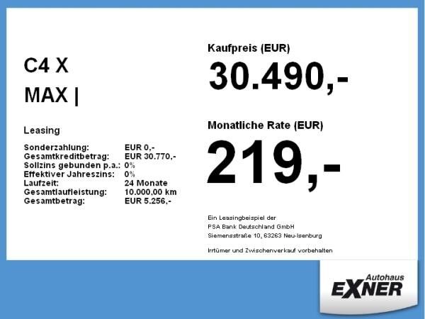 Citroën C4 X MAX | FREI KONFIGURIERBAR | Privat