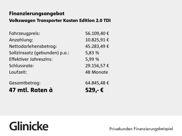 Volkswagen Transporter Kasten Edition 2,0l 4M Autom. LR