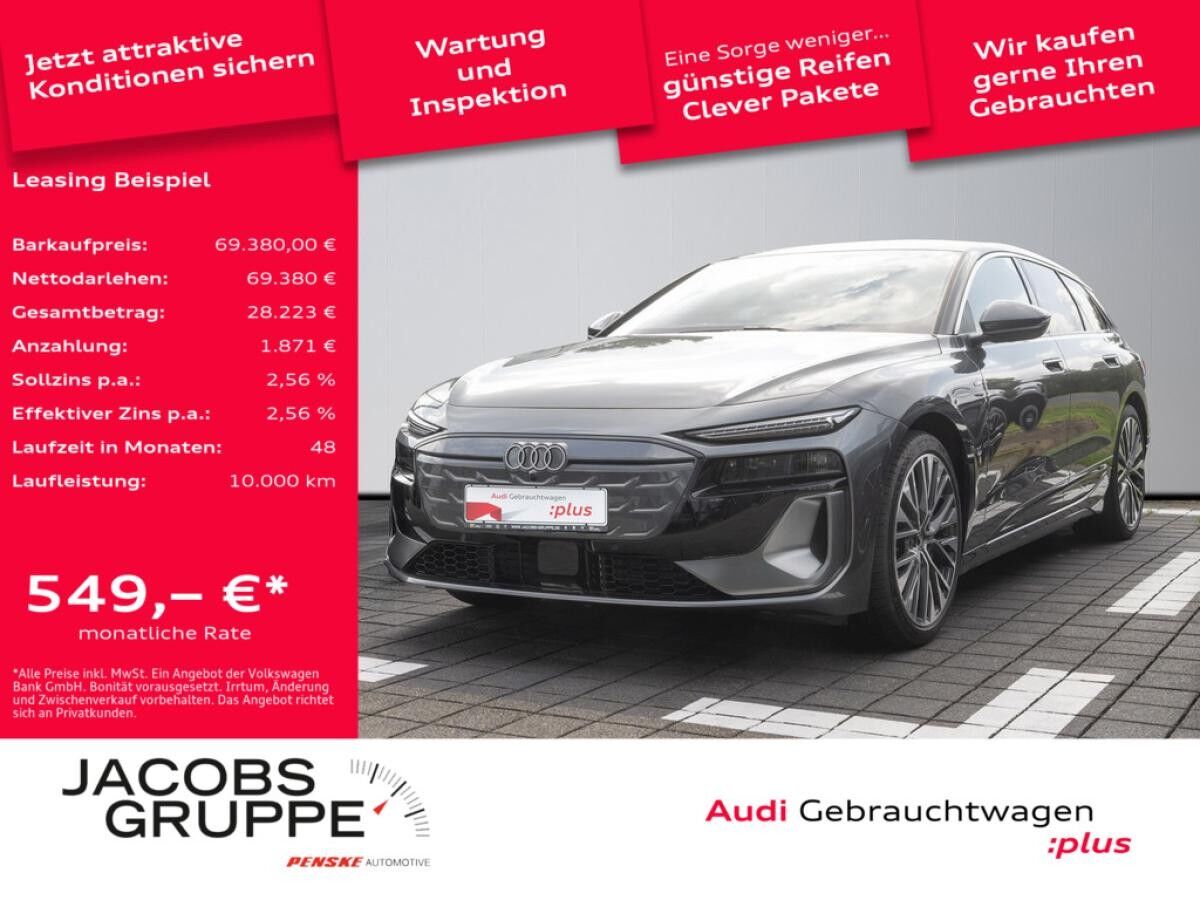Audi A6 e-tron Avant perf. 2xS Line/0,25%/Matrix/360°/AHK/21Zoll