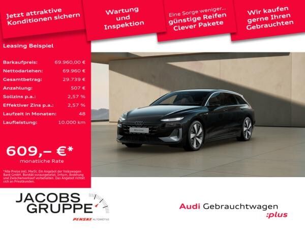 Audi A6 e-tron 2xS Line/0,25%/V-Spiegel/Pano/Luftf./Matrix/HuD/AHK/20Zoll