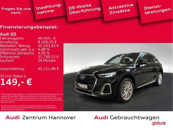 Audi Q5 40 TDI S-Line quattro Matrix LED 20-Zoll Navi Top view Kamera