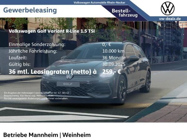 Volkswagen Golf Variant 1.5 TSI OPF R-Line LED Digi-Cockpit