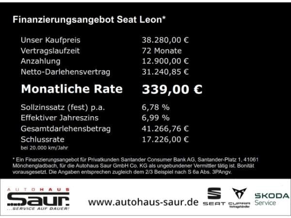 Seat Leon Sportstourer Road Edition 2.0 TDI DSG AHK MATRIX RÜCKFAHRKAMERA