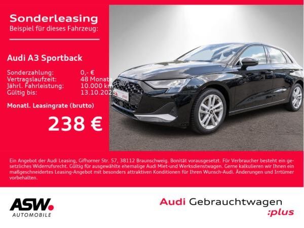 Audi A3 Sportback advance 35TFSI Navi LED AHK RFK ACC // SOFORT VERFÜGBAR!!