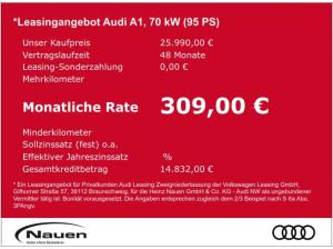 Audi A1 Sportback 25 TFSI *Sonderaktion Nauen*