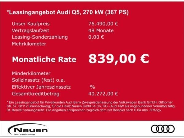 Audi Q5 Sportback e-hybrid quattro S line*TechPro*Versteuerung 0,5%*