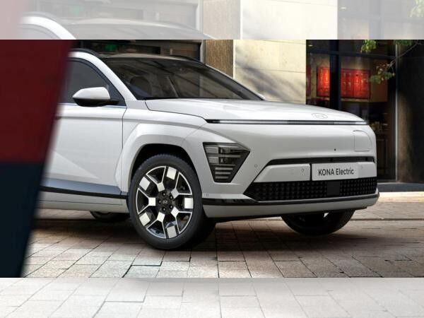 Hyundai Kona Elektro Prime 65kWh Sitz-Komfortp. inkl. Ledersitze, Glas-Schiebedach, Assistenz-Paket 2, BOSE, 19" Alu