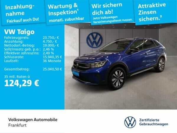 Volkswagen Taigo 1.0 TSI DSG Goal Digitaler Radioempfang DAB+ LED Heckleuchten Sitzheizung