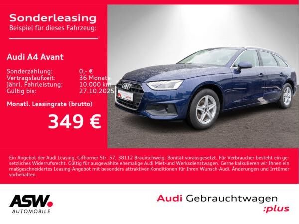 Audi A4 Avant 35TDI Stronic Navi LED StandHz PDC SHZ // SOFORT VERFÜGBAR!!