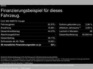 Mercedes-Benz CLE 300 Coupé CLE 300 4M Coupe AMG Night Panorama Burmester