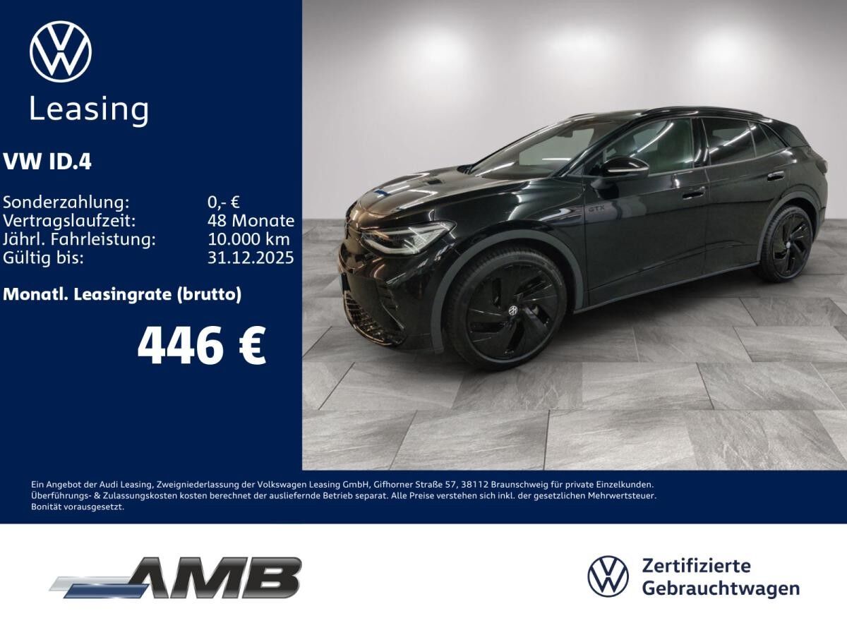 Volkswagen ID.4 GTX h/AHK/Matrix/Wärmepumpe/02.30Garantie