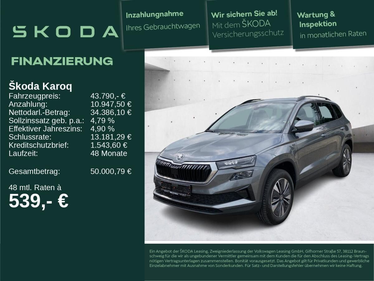 Skoda Karoq Tour 2,0 TDI 4x4 AHK R-KAM KESSY SHZ 2x VerfügbarBIS 28.11.25
