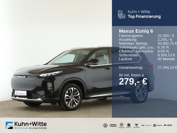 MAXUS Euniq 6 EUNIQ 6 SUV 70kwh Pano+AHK+LED+RFK+SHZ