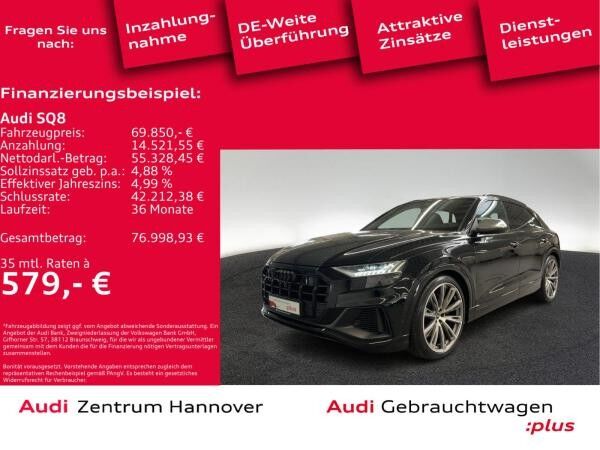 Audi SQ8 4.0 TFSI qu. Head-Up Standh. Pano HD Matrix B&O Luft