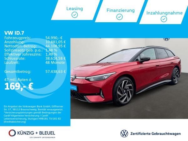 Volkswagen ID.7 Tourer GTX 4Motion Navi*LED*AHK*Kamera*Anschlussgarantie