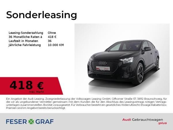 Audi Q4 e-tron Sportback 45 e-tron S line Ext/Matrix/
