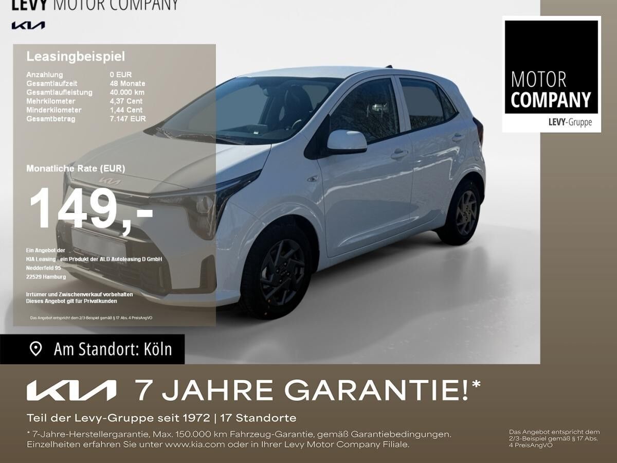 Kia Picanto 1.0 Vision +MY25+Navi+R.Kam+Sonderaktion+