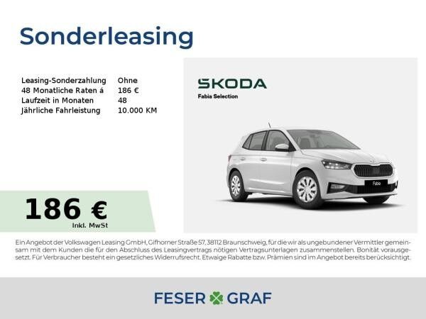 Skoda Fabia Selection 1,0 TSI *LED*KAM*SZH*