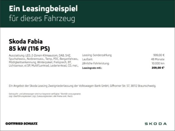 Skoda Fabia SELECTION  1.0 TSI 116 PS (Neuss)