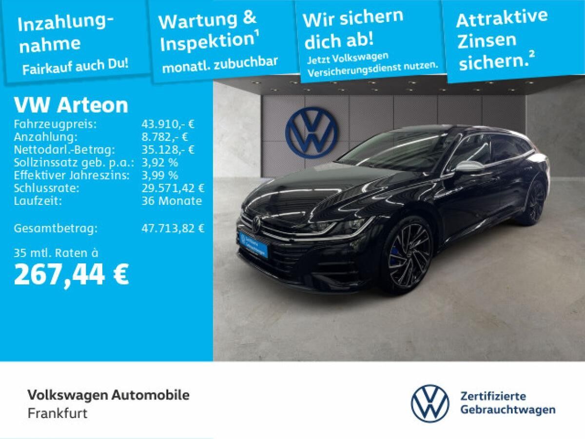 Volkswagen Arteon 2.0 TSI DSG R 4Motion Navi AHK Sprachbedienung Ausparkassistent DAB+