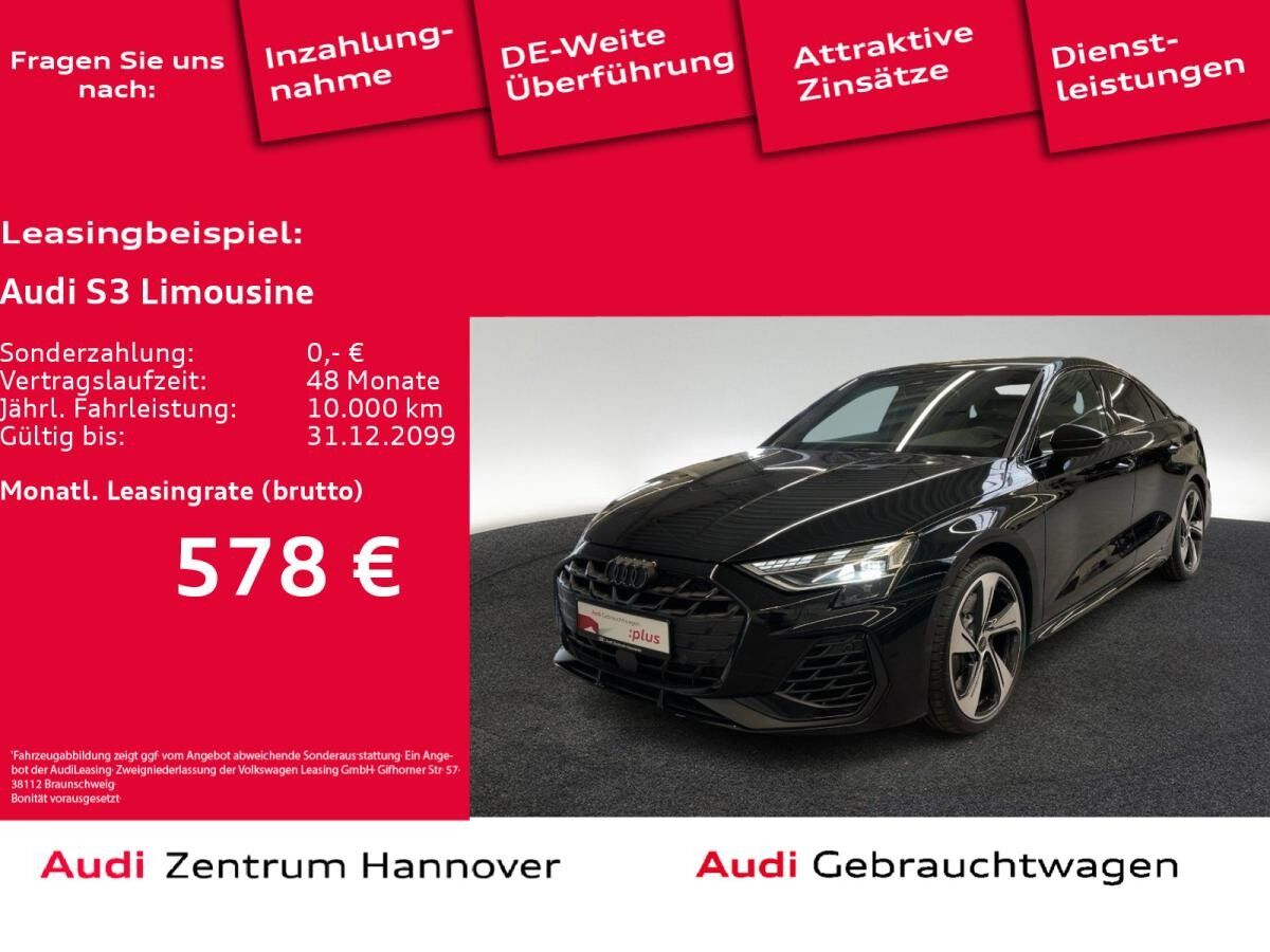 Audi S3 Limousine 2.0 TFSI Kamera virtual Navi LED DAB